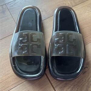 Tory Burch Black Slide Sandals